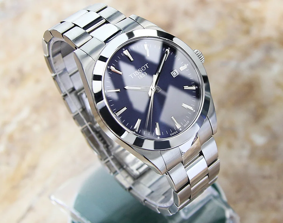 Tissot Gentleman Quartz Blue Dial Men's Watch- T127.410.11.041.00